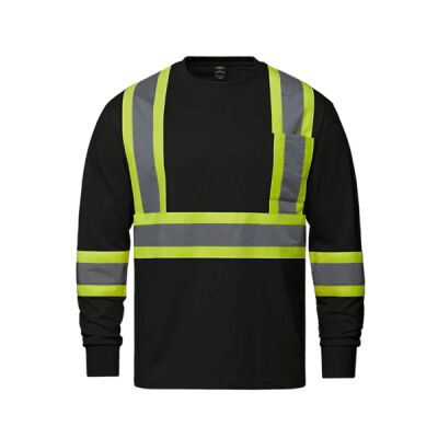 CSW - Paramount - Cotton Long Sleeve Hi-Vis T-Shirt Thumbnail