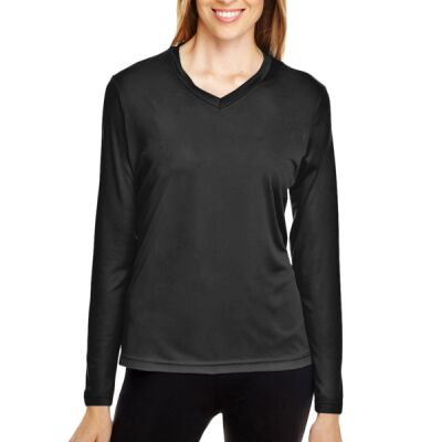 Team 365 Ladies' Zone Performance Long-Sleeve T-Shirt Thumbnail