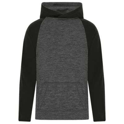 ATC™ DYNAMIC HEATHER FLEECE TWO TONE HOODED YOUTH SWEATSHIRT Thumbnail