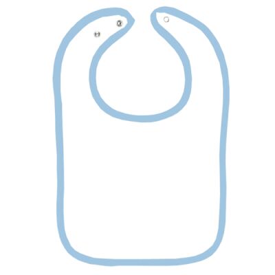 Rabbit Skins Infant Contrast Trim Terry Bib Thumbnail